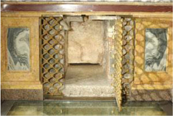 La tombe de Saint Paul contient des restes humains qui seraient les siens La tombe de Saint Paul contient des restes humains qui seraient les siens