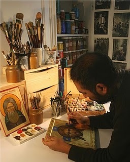 Atelier d'Icônes et fresques Saint Jean-le-Théologien