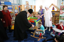 Le jour de Pâques le patriarche Cyrille a visité le pensionnat pour enfants handicapés Le jour de Pâques le patriarche Cyrille a visité le pensionnat pour enfants handicapés