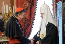 Le patriarche Cyrille a reçu le président du Conseil pontifical pour la promotion de l'unité des chrétiens Le patriarche Cyrille a reçu le président du Conseil pontifical pour la promotion de l'unité des chrétiens