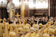 Mgr Nestor a participé aux festivités du 3e anniversaire de l'intronisation du patriarche Cyrille de Moscou Mgr Nestor a participé aux festivités du 3e anniversaire de l'intronisation du patriarche Cyrille de Moscou