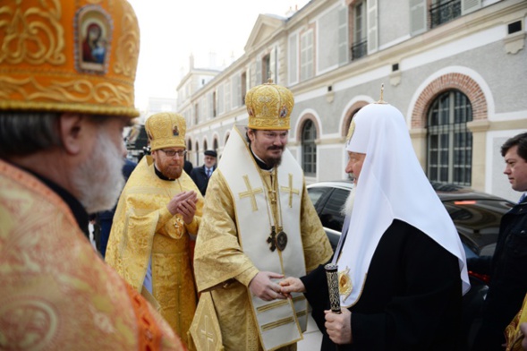 Consécration de la Cathédrale orthodoxe russe à Paris: séjour du patriarche Cyrille en France