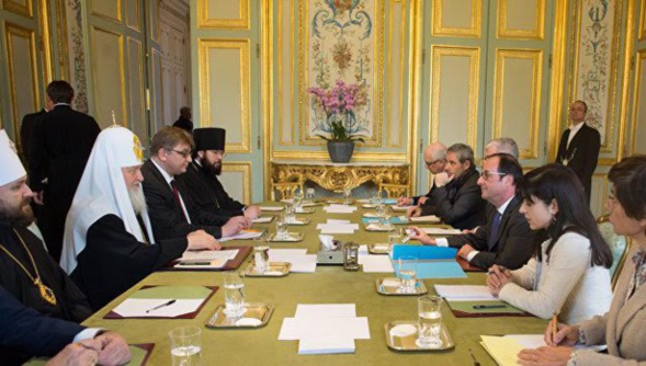 Consécration de la Cathédrale orthodoxe russe à Paris: séjour du patriarche Cyrille en France