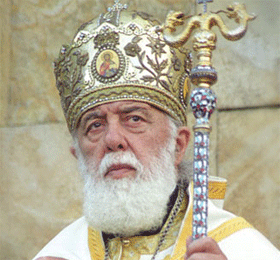 Le catholicos de Géorgie: 