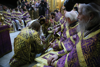 Le patriarche de Moscou rétablit le rite du lavement des pieds le Jeudi Saint