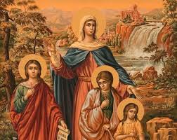 Sainte Sophie et ses trois filles, Foi, Espérance et Charité