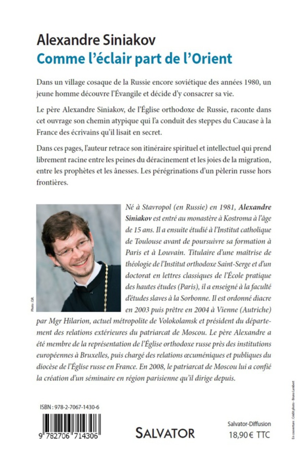 Père Alexandre Siniakov: «Comme l'éclair part de l'Orient» et Interview au quotidien ZENIT Père Alexandre Siniakov: «Comme l'éclair part de l'Orient» et Interview au quotidien ZENIT