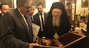 Visite historique du patriarche Bartholomée à l'ambassade russe à Ankara