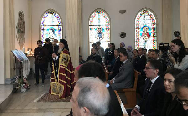 Visite historique du patriarche Bartholomée à l'ambassade russe à Ankara