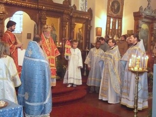 Visite de Monseigneur Gabriel à Biarritz