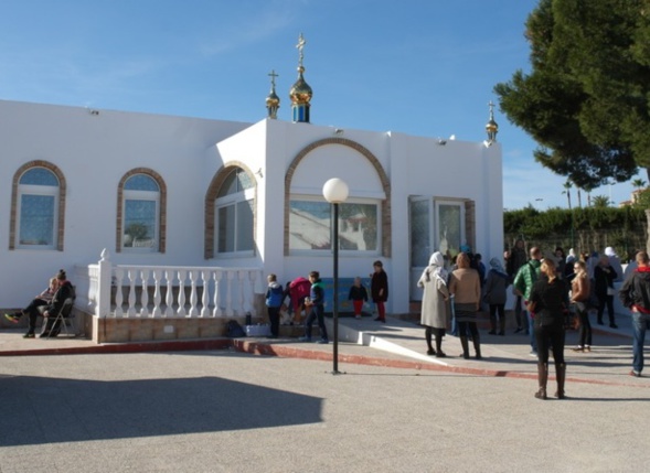 Monseigneur Nestor, évêque de Chersonèse, a béni à Torrevieja (Province d’Alicante, Espagne) une église consacrée à la Nativité de la Mère de Dieu