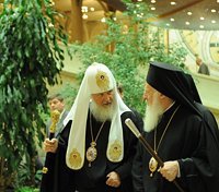 Le patriarche de Constantinople à Moscou