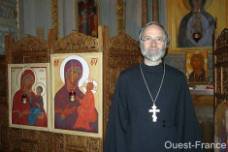 Le père Jean-Michel Sonnier, prêtre orthodoxe