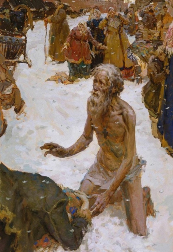 Saint Basile le Bienheureux Fol-en-Christ et Thaumaturge de Moscou ( XV-XVI siècle) Saint Basile le Bienheureux Fol-en-Christ et Thaumaturge de Moscou ( XV-XVI siècle)