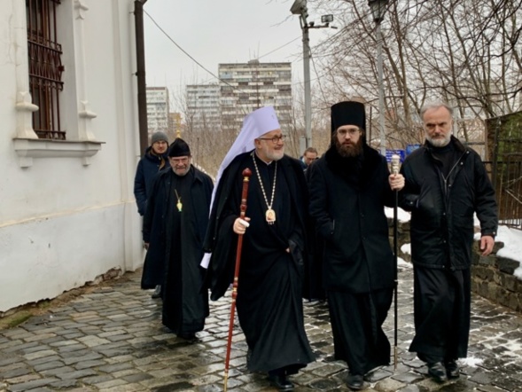 Le chef de l’Archevêché des Eglises orthodoxes de tradition russe en Europe occidentale s’est rendu à Tcherkizovo