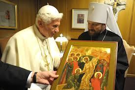 Le métropolite Hilarion de Volokolamsk a rencontré le pape Benoît XVI