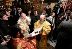 Le patriarche de l’Église orthodoxe russe Kirill à Bethléem