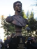 Nice - Dévoilement du buste du Tsarévitch - Benoît KANDEL premier adjoint au Maire de Nice : " Pour mourir, il n'y a pas de bel âge"