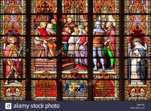 Sainte Gudule de Bruxelles : 650 - décédée entre 680 et 714