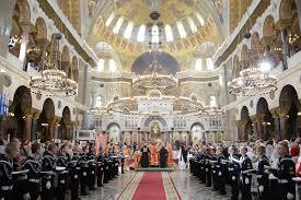 Le patriarche Cyrille consacre la cathédrale de la flotte à Kronstadt