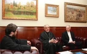 Le métropolite Hilarion rencontre le président et le secrétaire général de la Conférence des églises européennes. La situation de l'Eglise orthodoxe en Estonie a été à l'ordre du jour. 