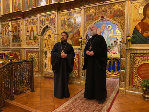 Mgr Hilarion de Volokolamsk a visité à Washington la cathédrale Saint-Jean-Baptiste de l’Église russe hors-frontières