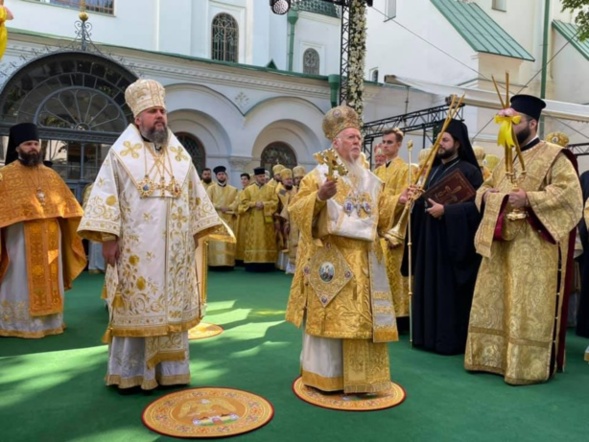 Le patriarche Bartholomée s'est exprimé à Kiev il a accusé plusieurs Églises orthodoxes locales