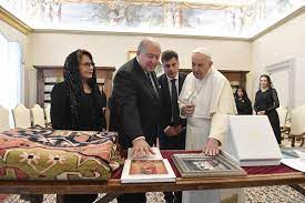 Le président de la République d’Arménie en visite au Vatican. Ouverture d’une nonciature à Erevan Le président de la République d’Arménie en visite au Vatican. Ouverture d’une nonciature à Erevan