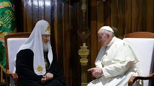 Le pape François prêt à aller à Moscou pour rencontrer le patriarche Cyrille Le pape François prêt à aller à Moscou pour rencontrer le patriarche Cyrille