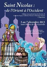 Colloque international "Entre Orient et Occident : le culte de Saint Nicolas en Europe (Xe - XXIe siècles)"