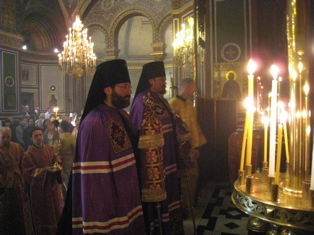 Paris: fête patronale de la cathédrale  Saint-Alexandre de la Neva