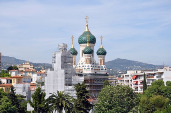 Cathédrale de Nice : les premiers échafaudages ont été démontés