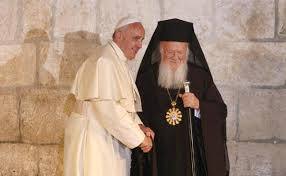 L'écologie réunit le pape François et le patriarche de Constantinople Bartholomée