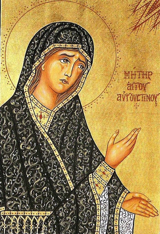 Saint Augustin (354-430) " La mort de Monique, sa maman"