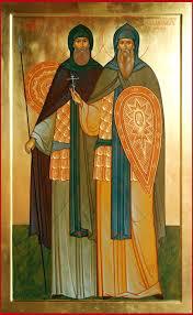 Les saints Alexandre Peresvet et André Osliablia