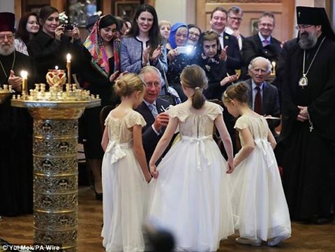 Le prince Charles a assisté à un moleben à la cathédrale orthodoxe de Londres