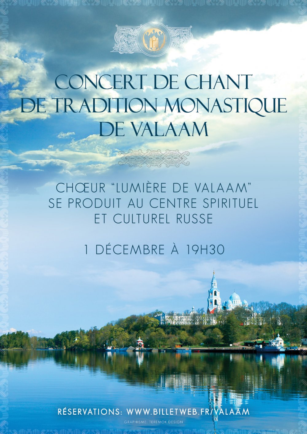 Chorale "Lumière de Valaam"  le 1 décembre 2017 de 19h30 à 21h00