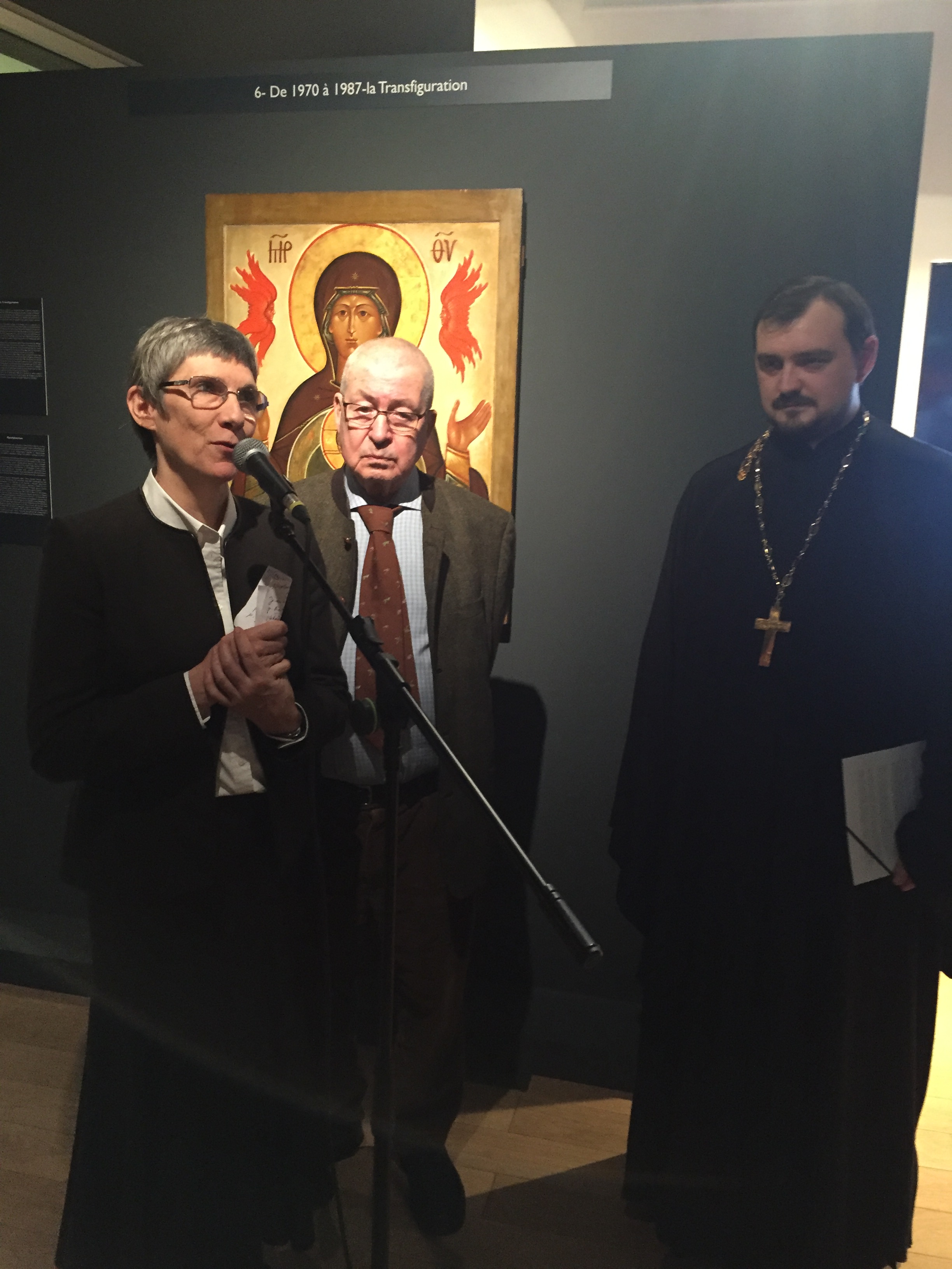 Message de Monseigneur Nestor à l'occasion de l'inauguration de l'exposition Léonide Ouspensky