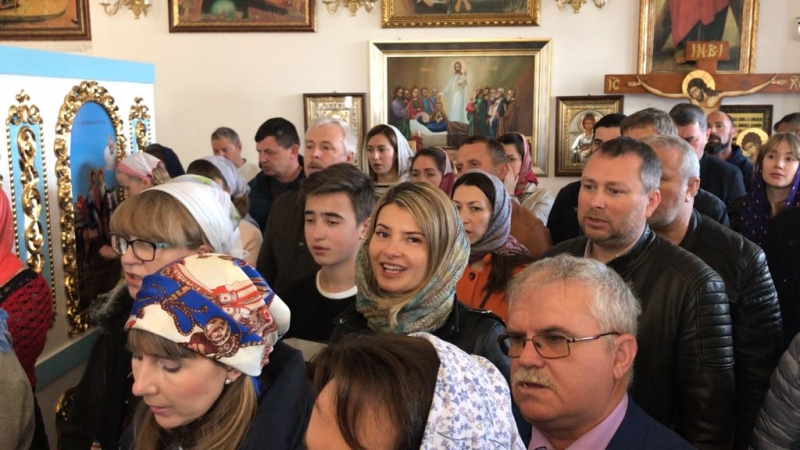 Monseigneur Nestor, évêque de Chersonèse, a béni à Torrevieja (Province d’Alicante, Espagne) une église consacrée à la Nativité de la Mère de Dieu