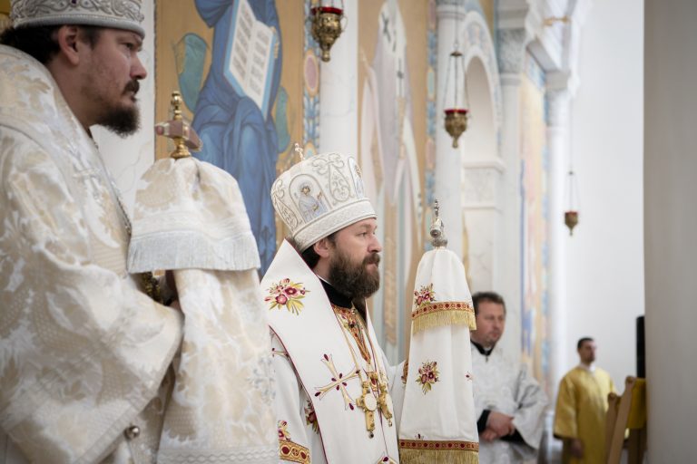 Homélie prononcée par le métropolite Hilarion de Volokolamsk en la cathédrale de la Sainte-Trinité le dimanche 20 mai 2018