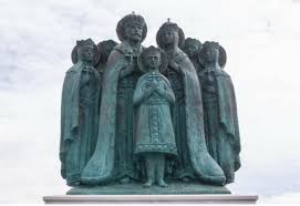 Un monument à la mémoire de la famille de Nicolas II dans un monastère près Pereslavl-Zalessky