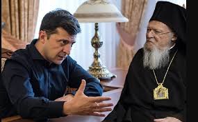 Le président Vladimir Zelensky a refusé de cosigner  avec le patriarche Bartolomé un texte commun