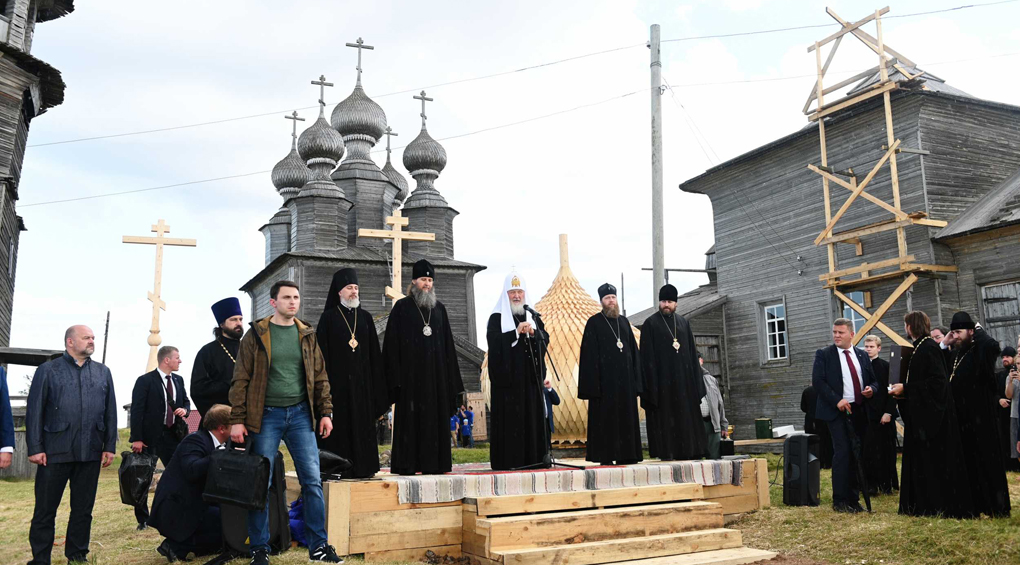 Le patriarche Cyrille promet la sauvegarde des églises en bois du Nord de la Russie