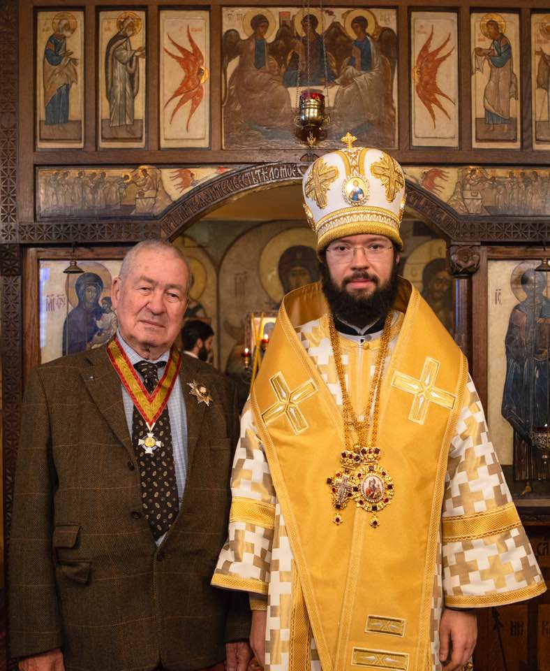 Nikita Krivochéine a été décoré de l'ordre du Saint Prince Daniel de Moscou IIe grade