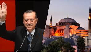 La France veut que Sainte-Sophie à Istanbul reste "ouvert à tous"! Erdogan rejette les critiques sur le projet du musée Sainte-Sophie à Istanbul