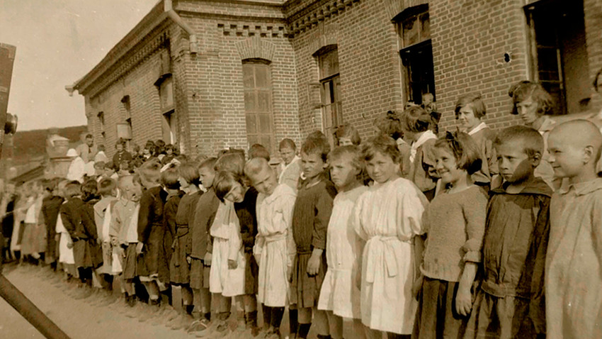 Voyage vers l’inconnu 800 enfants russes pendant la guerre civile