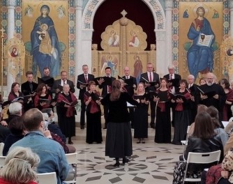 Concert de l’association ‘’Chants liturgiques Orthodoxes’’ donné en la cathédrale de la Sainte Trinité