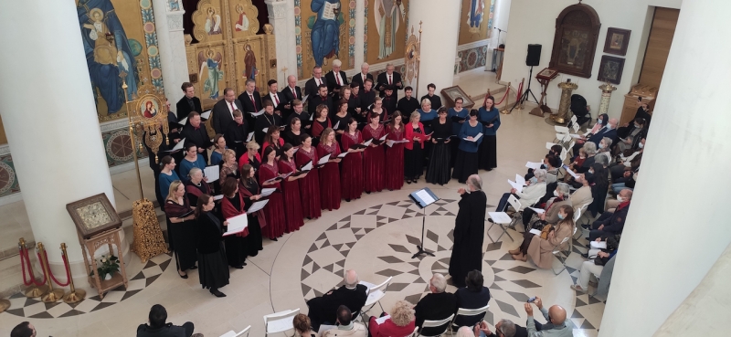 Concert de l’association ‘’Chants liturgiques Orthodoxes’’ donné en la cathédrale de la Sainte Trinité