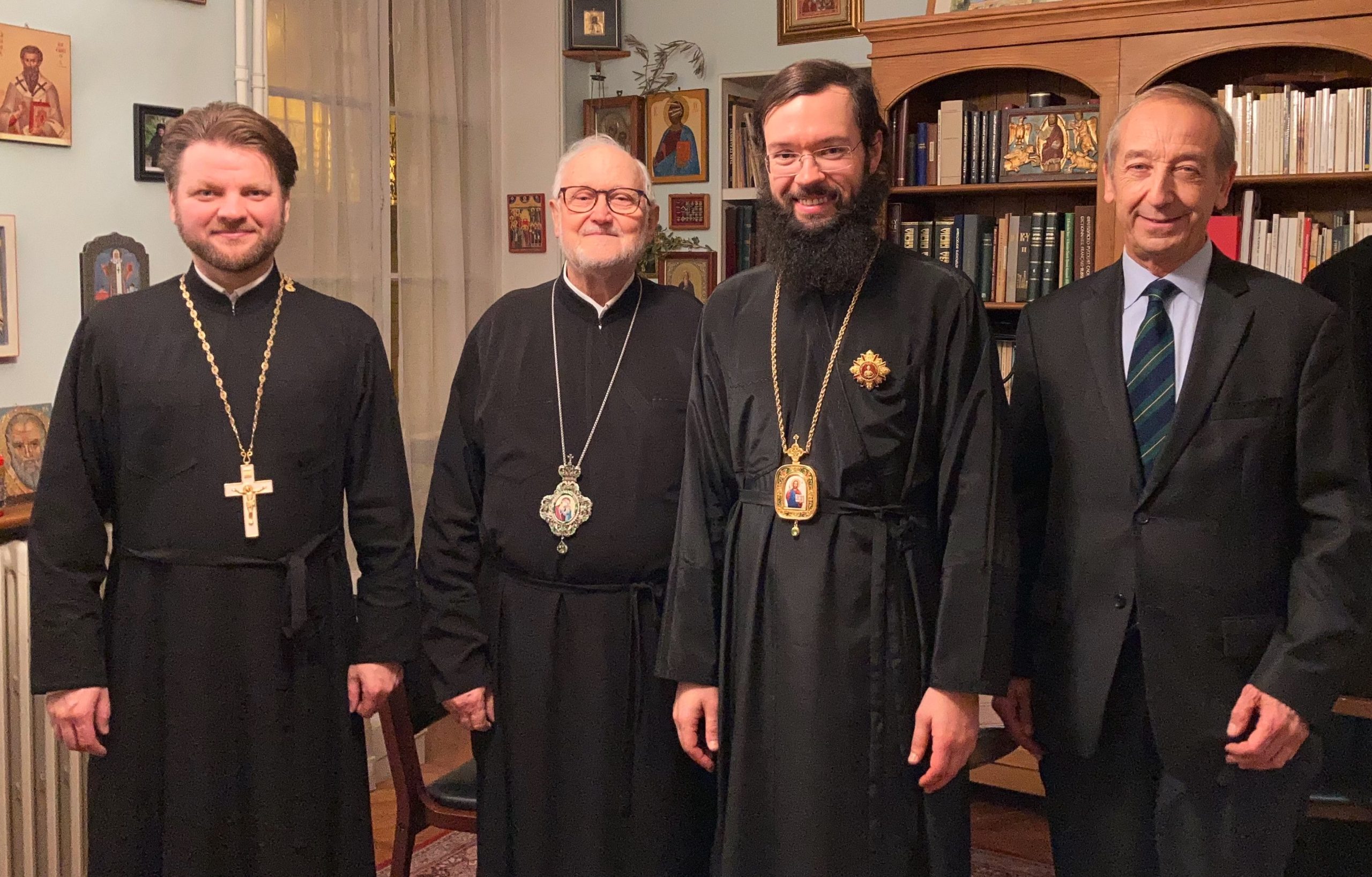 Rencontre à Paris des deux métropolites de l’Église orthodoxe russe