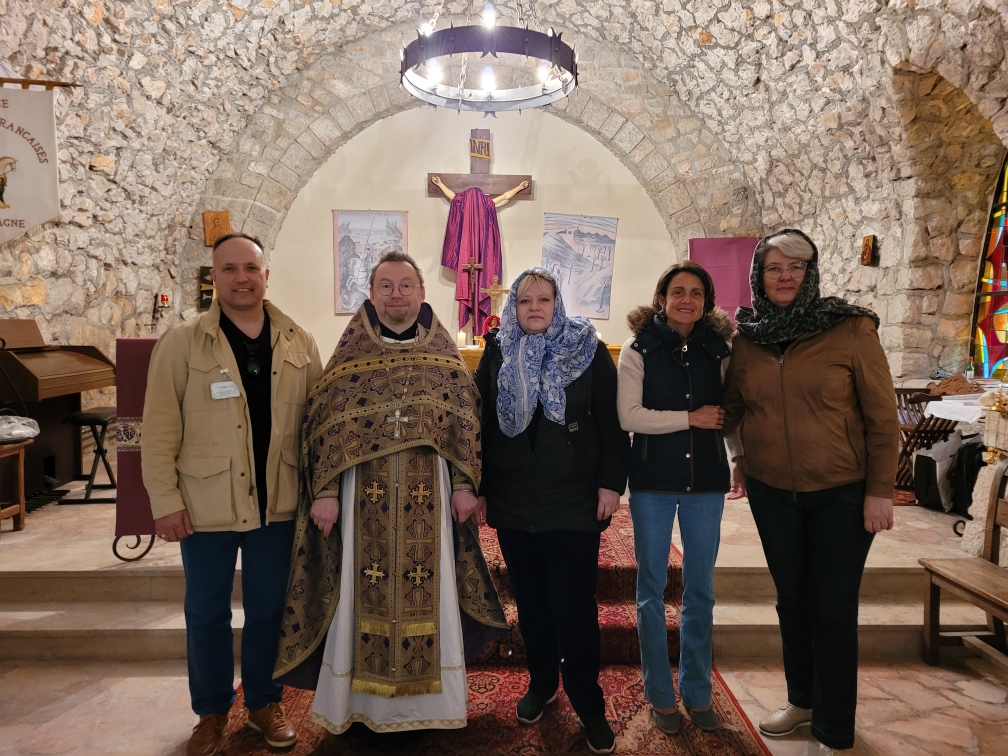 Le père George Egorov, sa visite  pastorale à la Légion étrangère